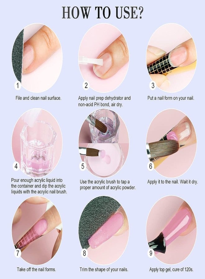 MUSILAN Monomer Acrylic Nail Liquid 4oz for Acrylic Powder - Professional Acrylic Liquid Monomer for Acrylic Nails Extension with 5pcs Acrylic Nail Brush Dappen Dish for Beginners DIY at home Non-Yellowing - Image 5